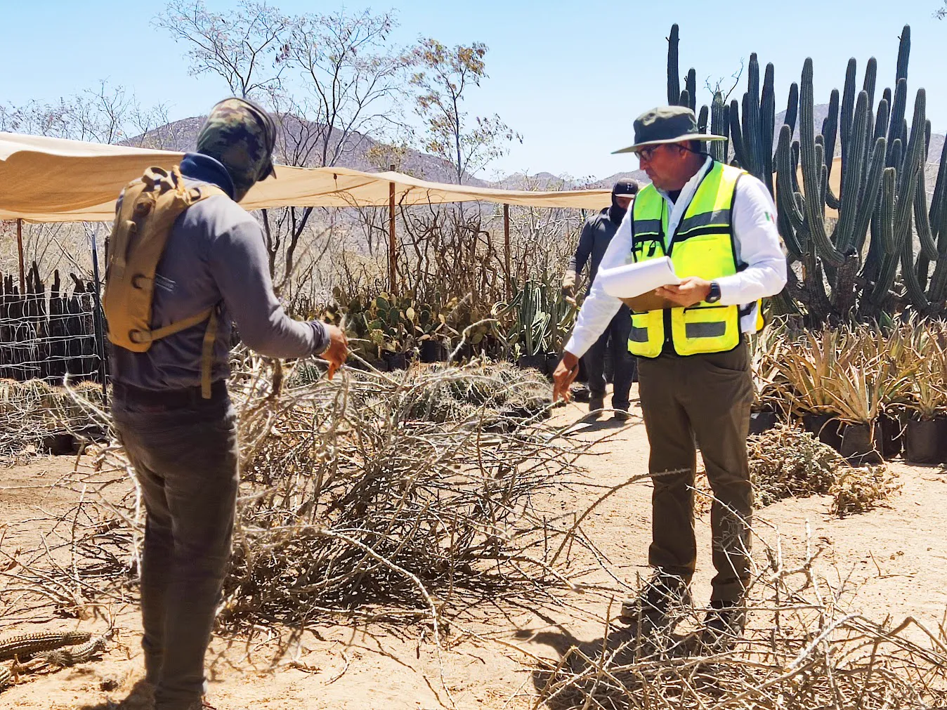 Sesión de capacitación ambiental